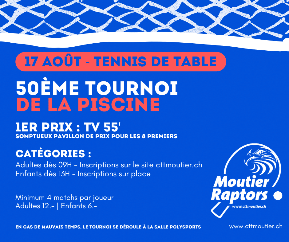 Tournoi de la piscine